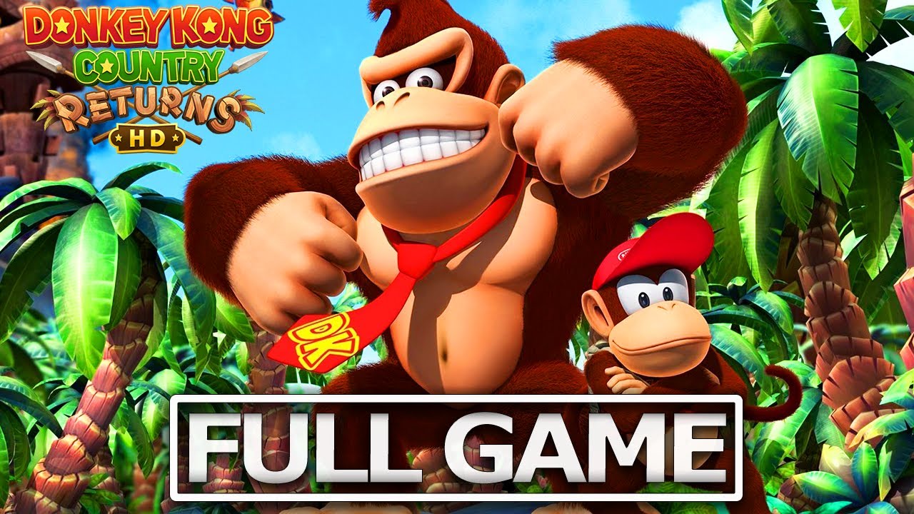 DONKEY KONG COUNTRY RETURNS HD Full Gameplay Walkthrough / No Commentary【FULL GAME】Nintendo Switch