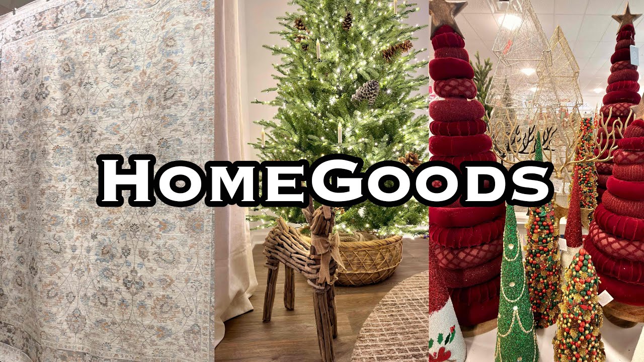 Homegoods Shop With Me • All NEW Christmas Decor &  Home Decor Updates