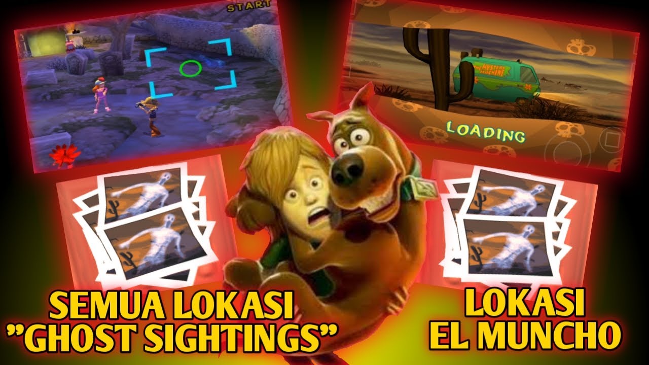 Scooby Doo and the Spooky Swamp - All Ghost Sightings (El Muncho Location)