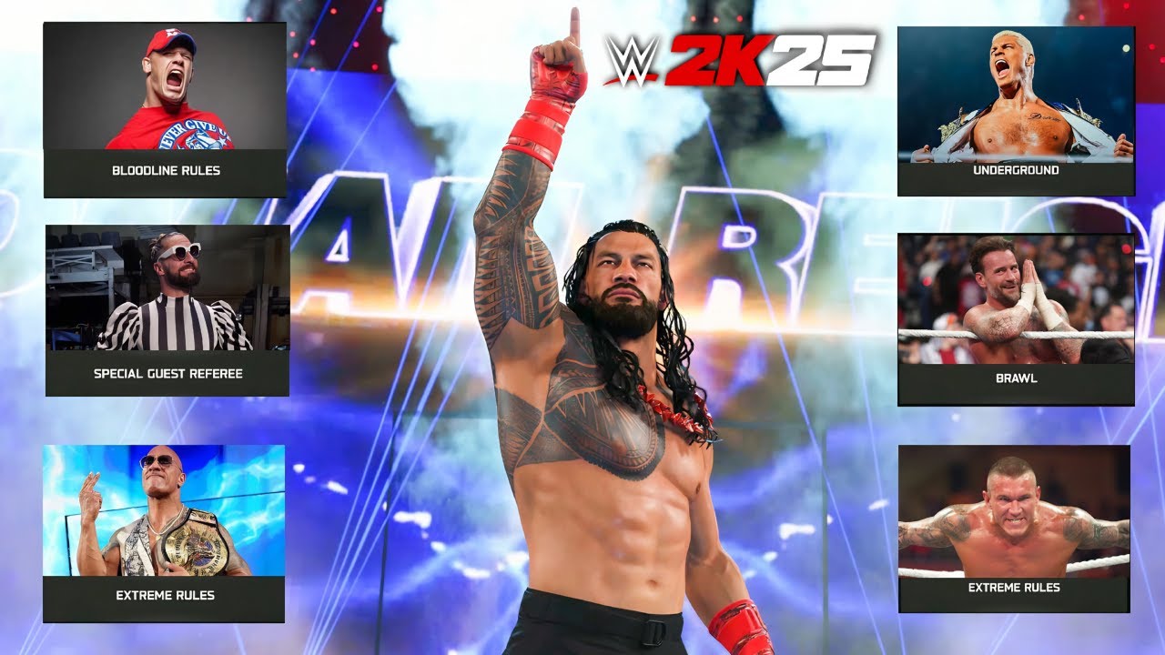 WWE 2K25 LIVE Stream - Roman Reigns First Bloodline Rules Tower