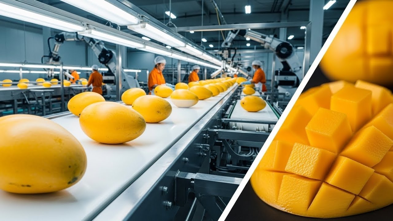 Inside a Modern Mango Factory: From Farm to Fresh Dessert