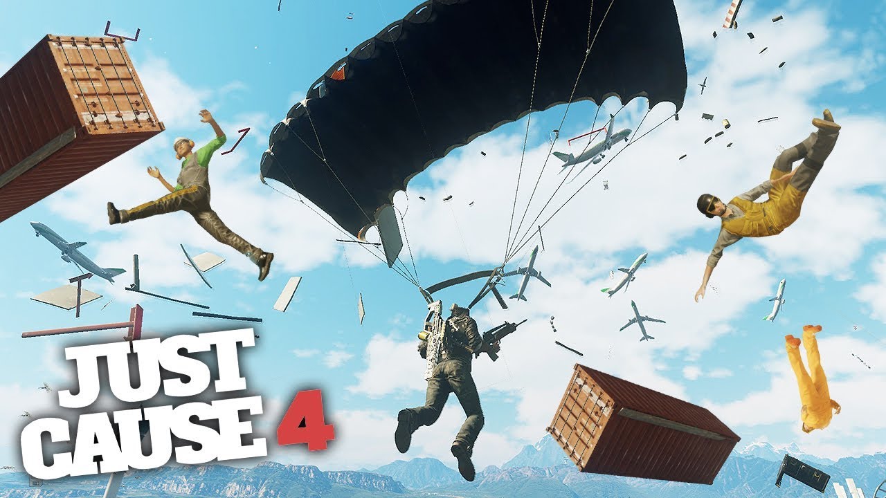 Just Cause 4 but I switched off the gravity & broke the game!