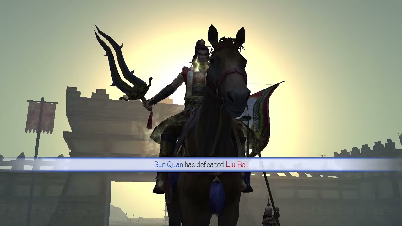 Dynasty Warriors 6 Sun Quan Free Mode Chaos Difficulty (Battle of Yi Ling)