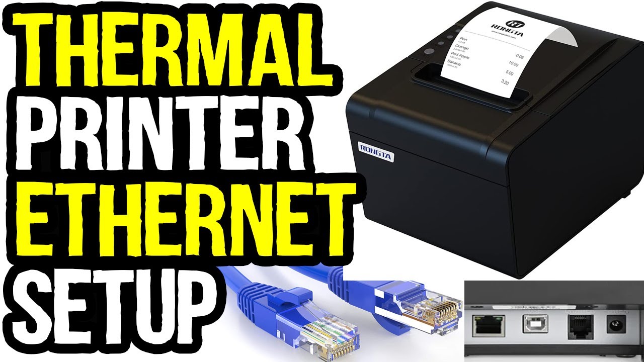 How to Setup Thermal POS Printer Using Ethernet Cable with an IP Address