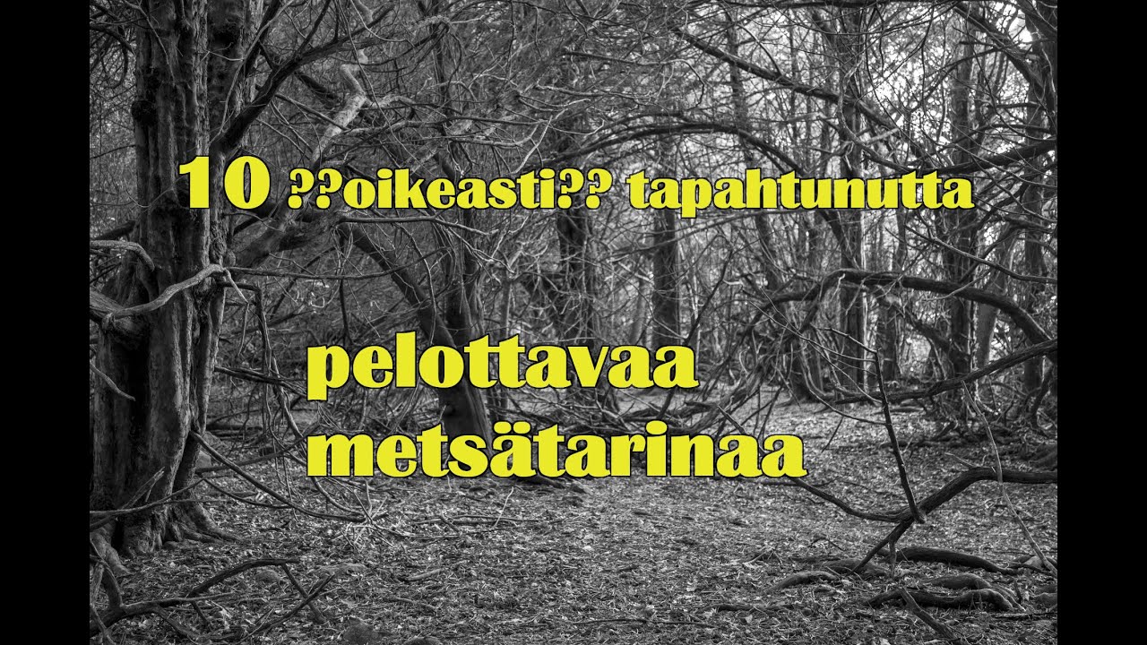 10 Tarinaa pelottavista kokemuksista metsissä (Lyhyet kauhutarinat 2)