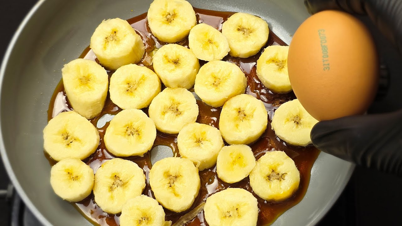 Delicious Caramelized Banana Cake Pancake Recipe with a Sweet Twist