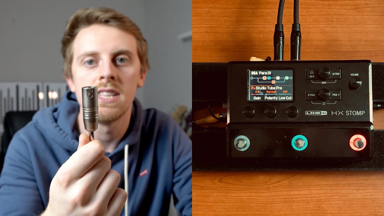HX Stomp as a Dual Channel DI Box | Parallel Processing | DI and Amp Tones