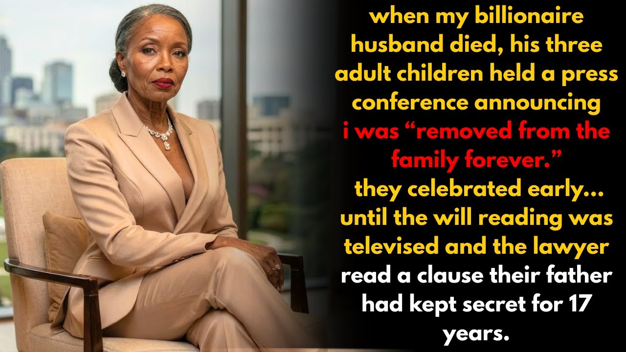 My billionaire Husband’s Kids Kicked Me Out — Not Knowing What Was in His 17-Year-Old Will