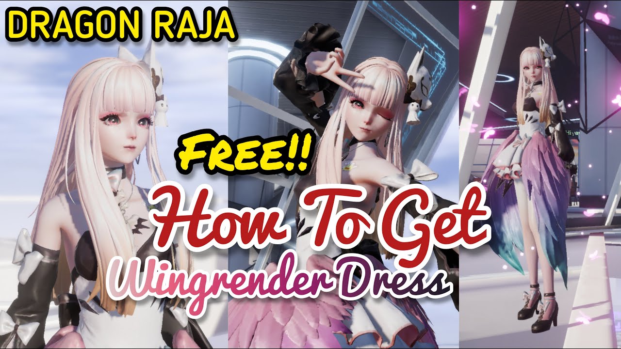 How To Get Free Outfit Dress Dragon Raja | Wingrender Dress/Cara Mendapatkan Outfit/Baju Dragon Raja