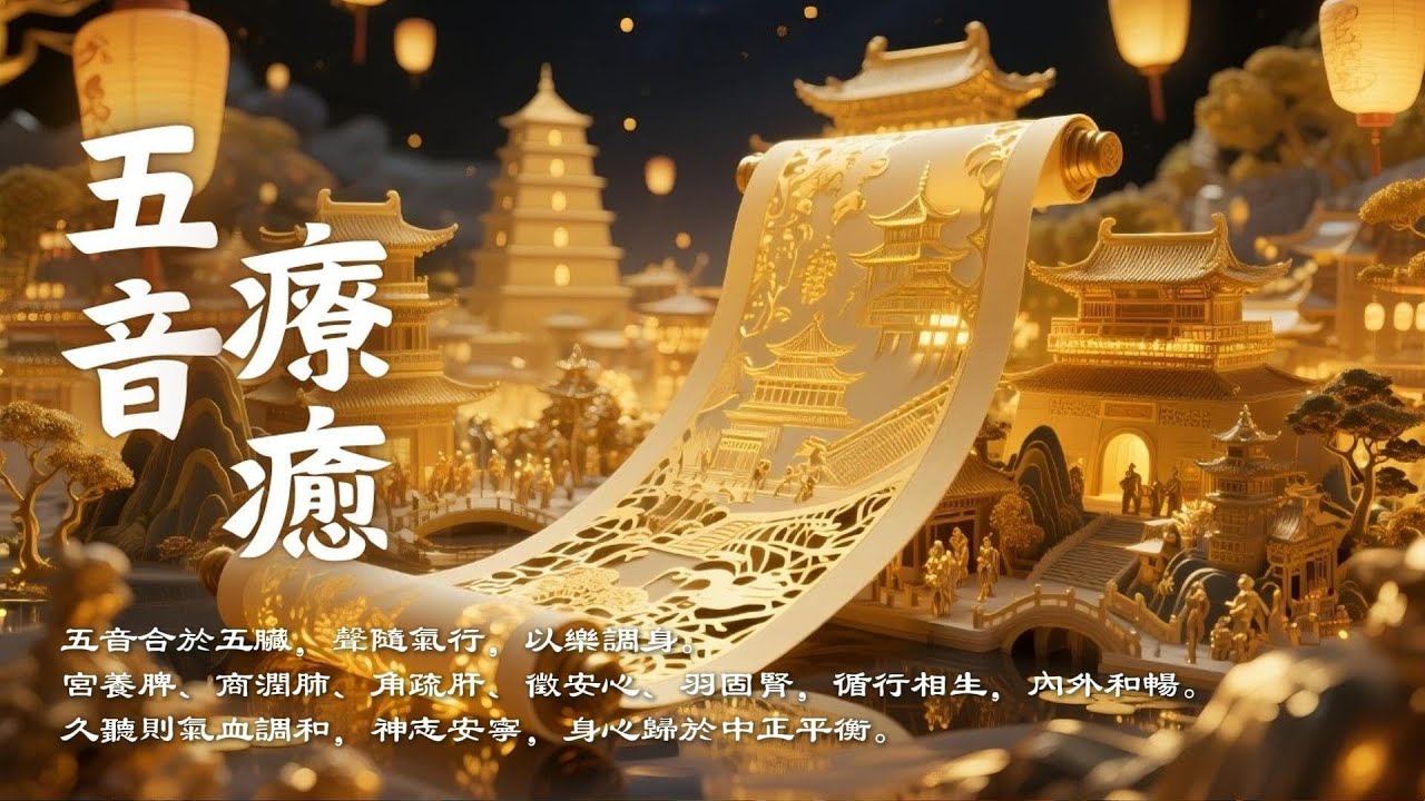 五音療癒合輯｜調五臟・釋壓安神・一夜好眠 Relaxing Music for Sleep & Healing - Zen Meditation & Relaxation Music