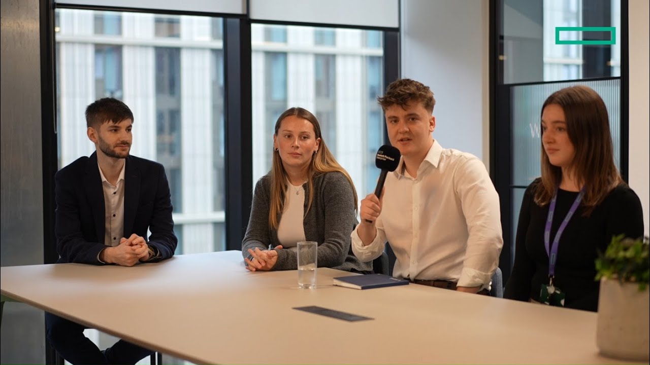 On tour with the HPE interns - Manchester