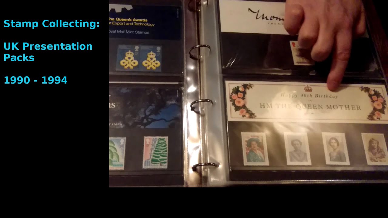 Stamp Collecting: UK Presentation Packs 1990 - 1994