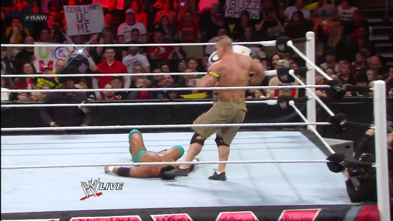 John Cena vs. Darren Young: Raw, March 18, 2013