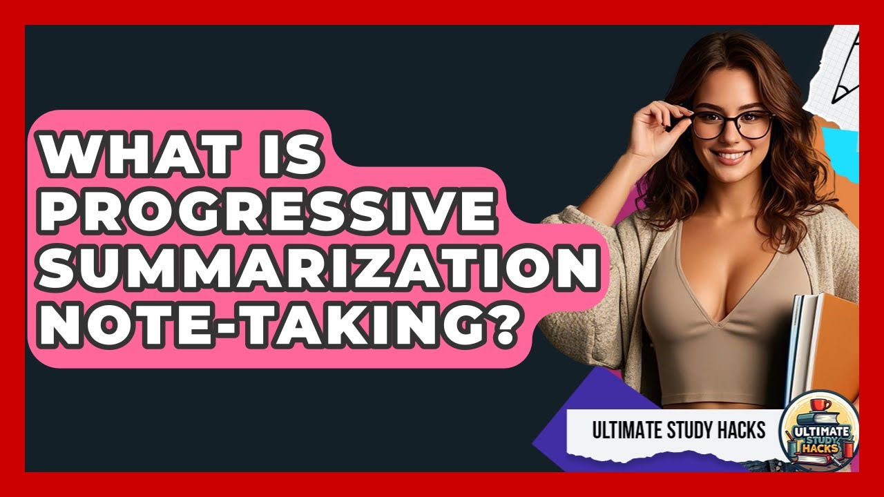 What Is Progressive Summarization Note-Taking? - Ultimate Study Hacks
