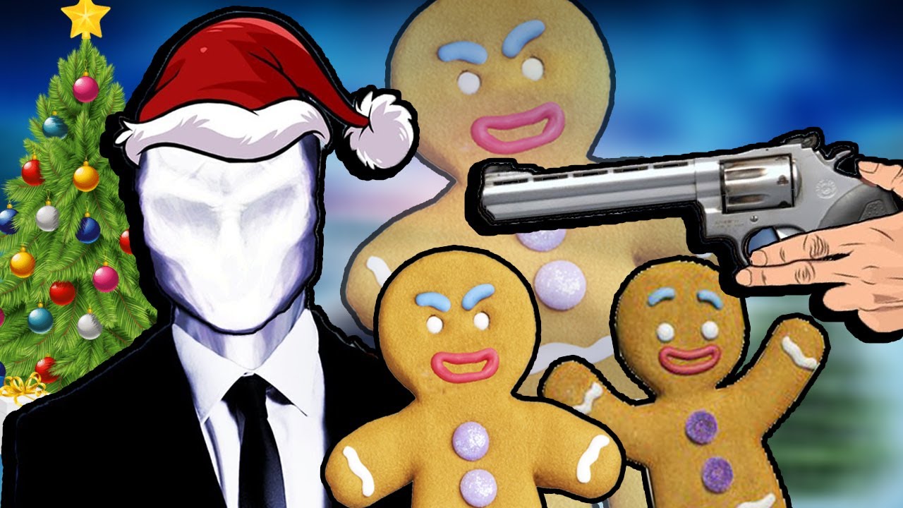 MATANDO A SLENDERMAN Navideño y sus Galletas de Jengibre! - SlenderMan Must Die