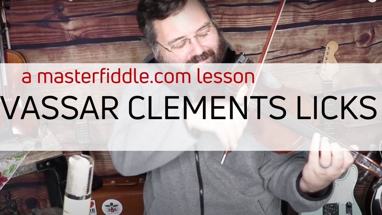 Vassar Clements Bluegrass Fiddle Licks in G - Lesson Preview