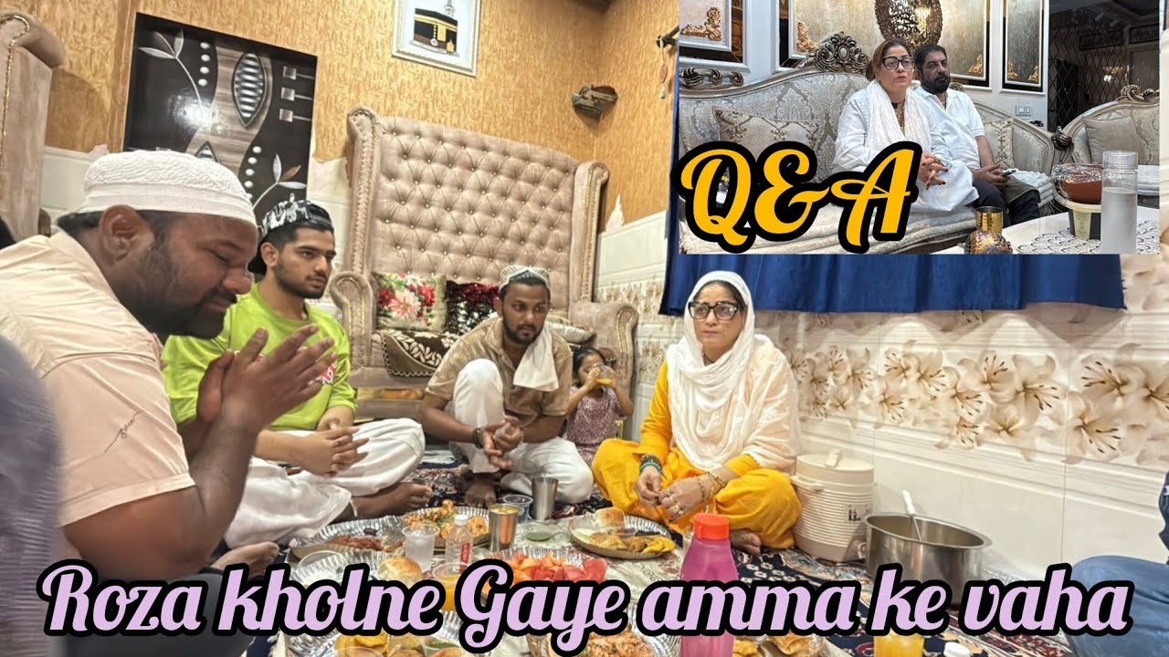 AFTARI Dawat Amma Ke Ghar / Q&A Vlog ❤️😍
