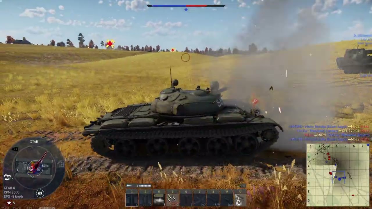 War Thunder Ground Assault Ardennes Map T-62 N545