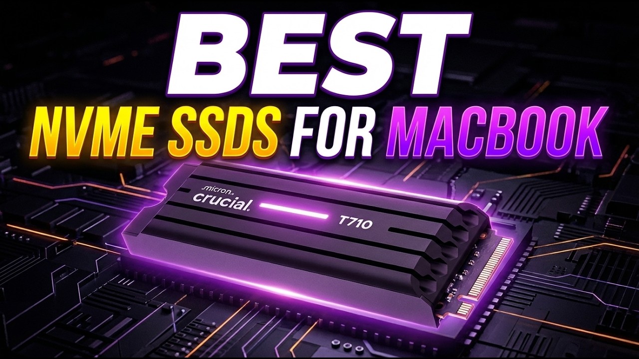 Best NVMe SSDs for MacBook — Speed Upgrade Guide