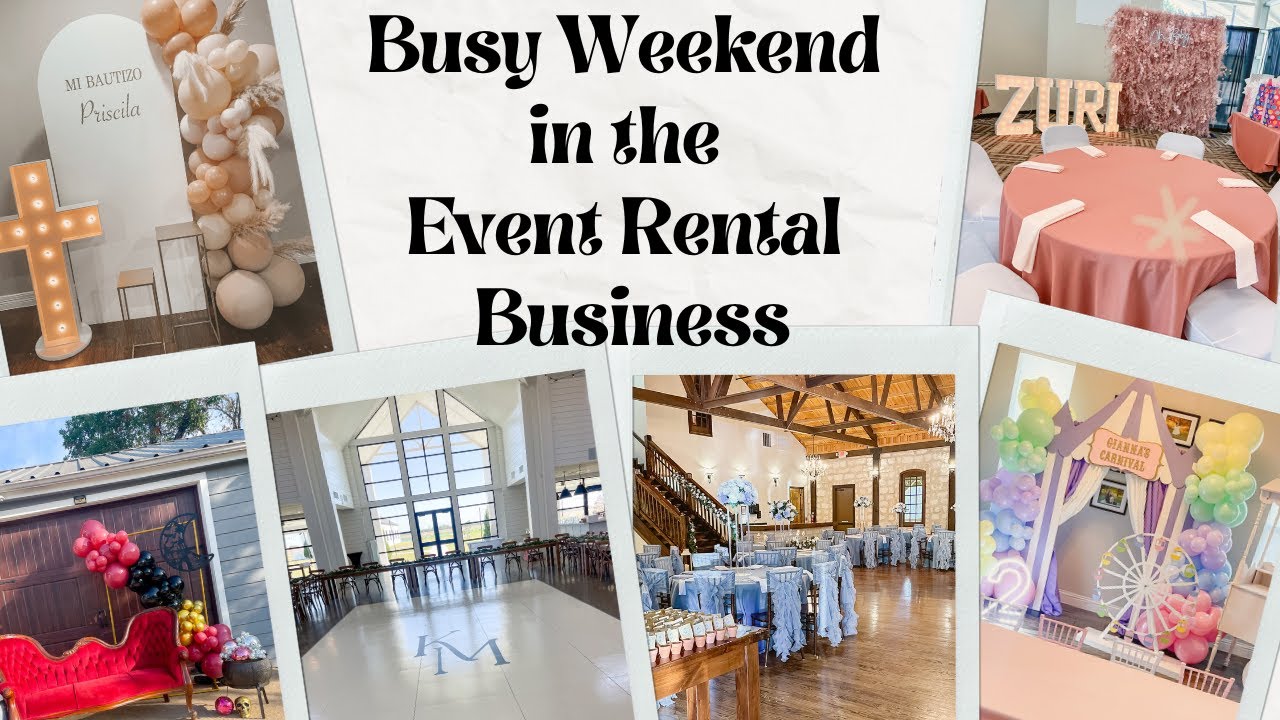 Busy Weekend For Our Party Rental Business