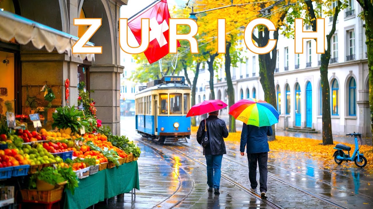 Exploring Zurich: Reflections, Trams & Timeless Beauty