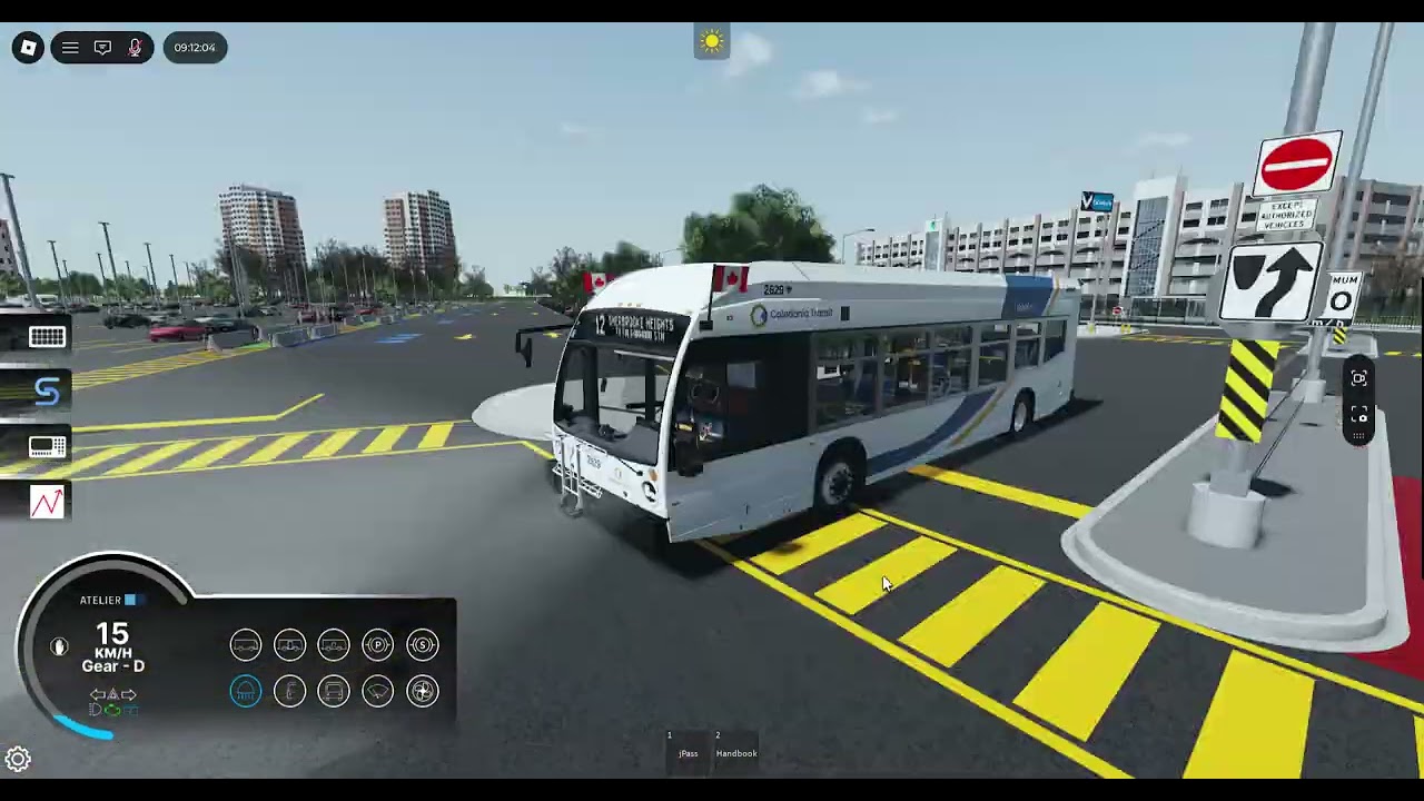 Route 12 on Nova Bus LFS HEV