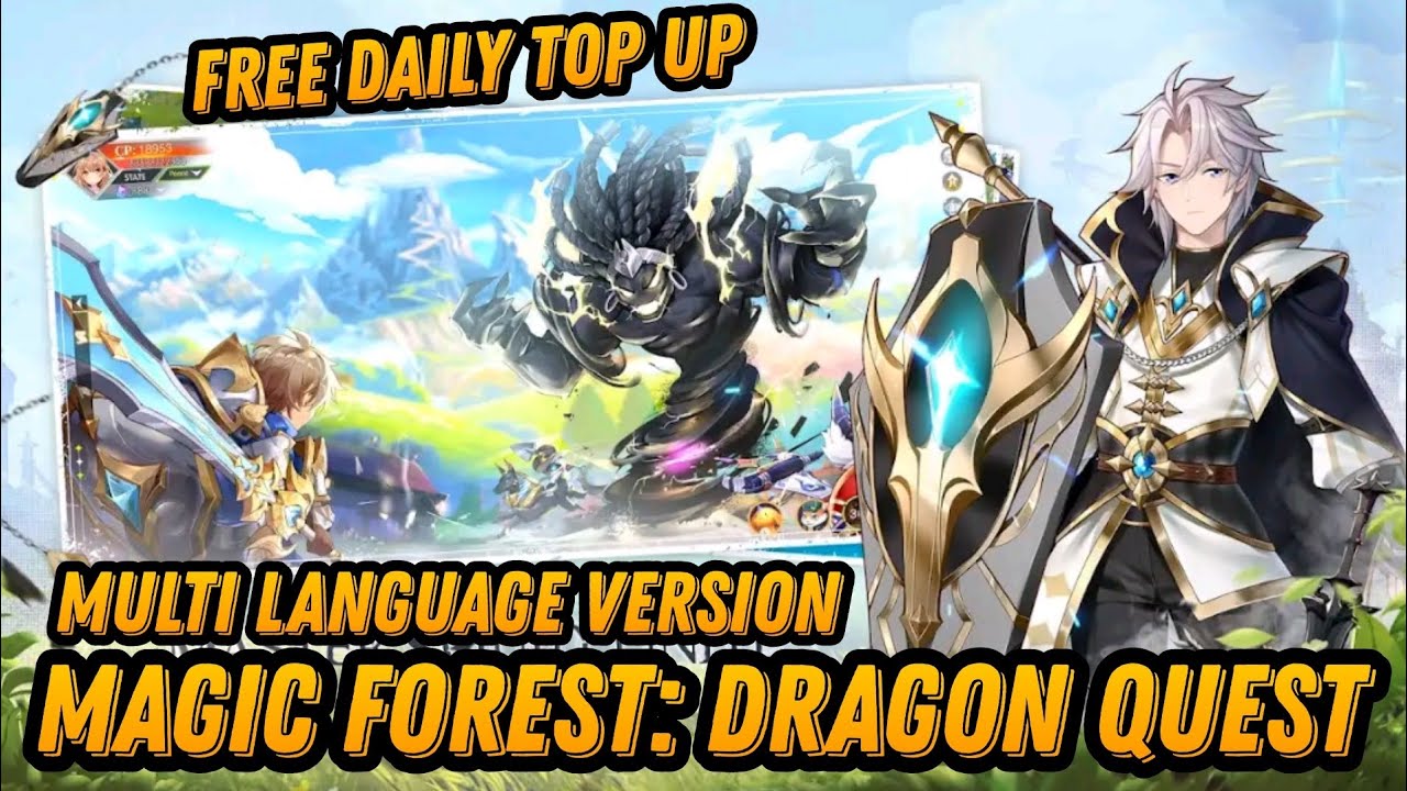 Magic Forest: Dragon Quest English - Free Daily Top Up + Skin Fashion + Mount + Wing + VIP / X7 Game