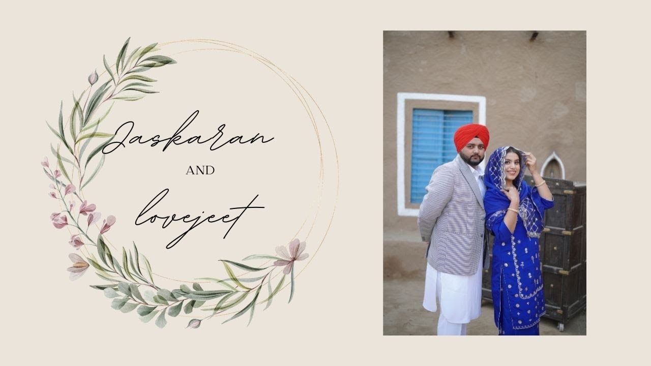 || WEDDING CEREMONY || JASKARAN WEDS LOVEJEET || GURJIT STUDIO TALWAN || CONT 98556-55841 ||