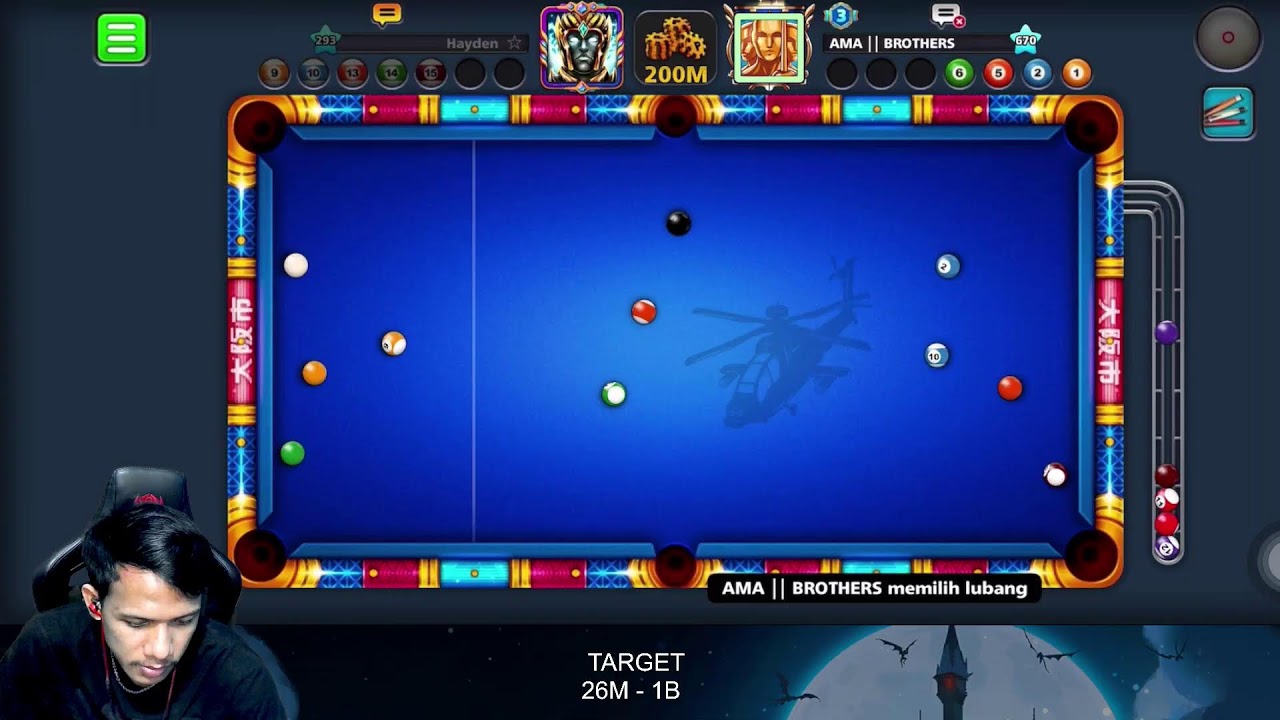 8 ball pool trickshot