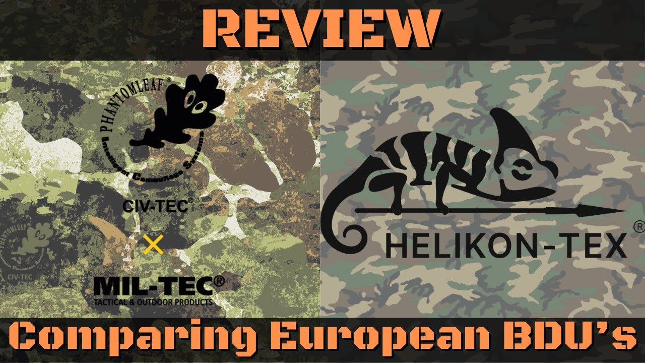 Comparing the Mil-tec Phantomleaf Wasp 1 BDUs with Helikon Tex BDUs