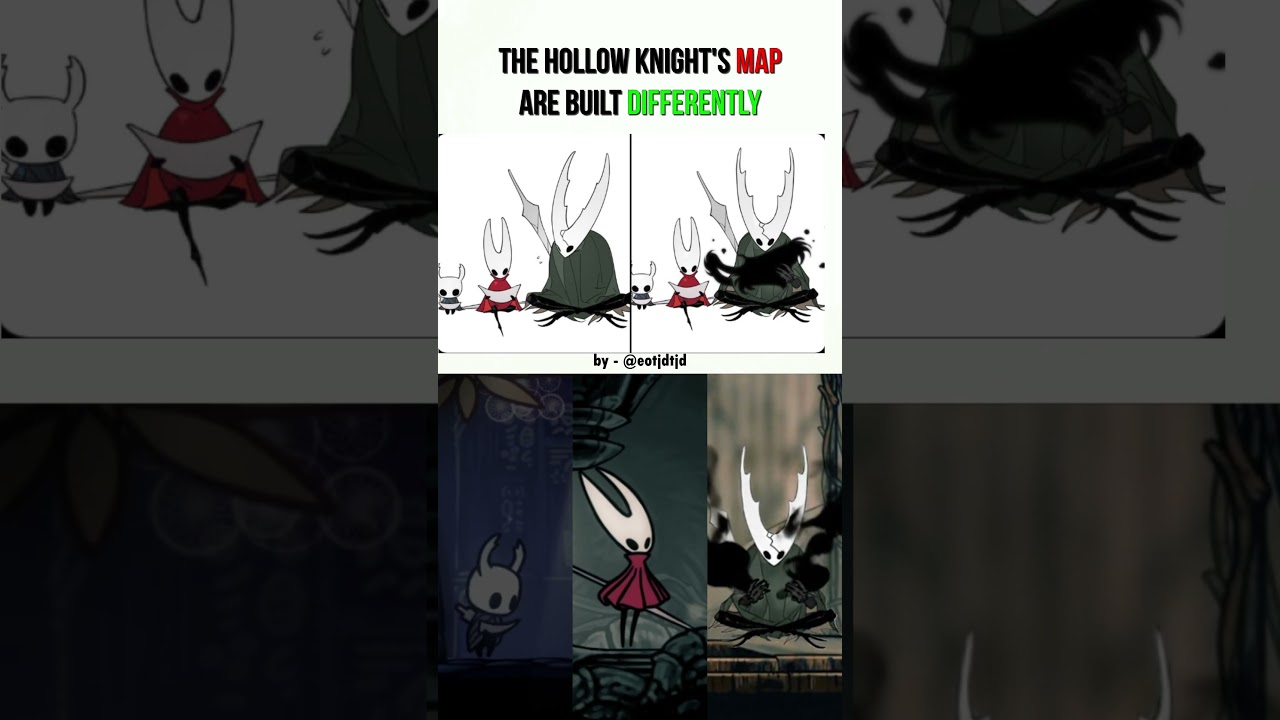 The Hollow Knight's Map Are Built Differently - Hollow Knight Silksong