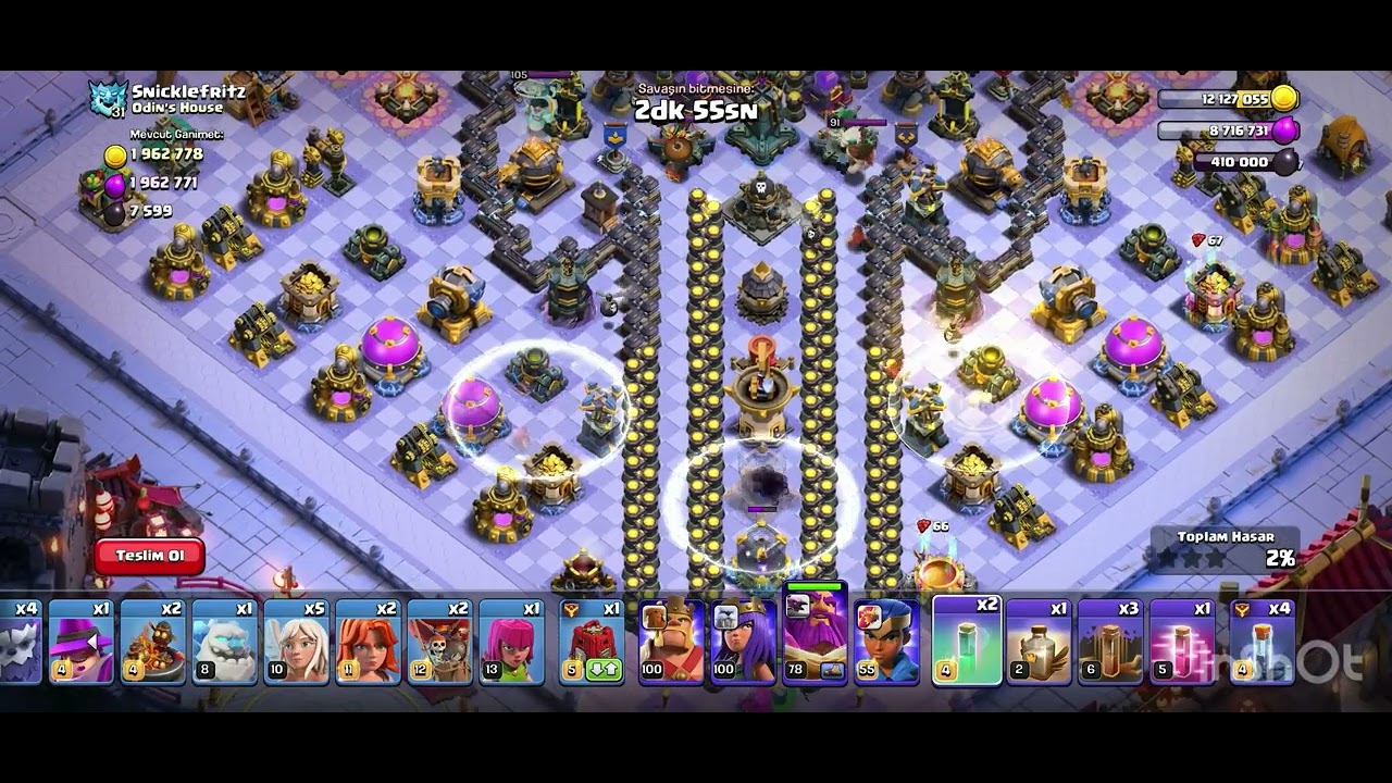 #clashofclans Raising the wall