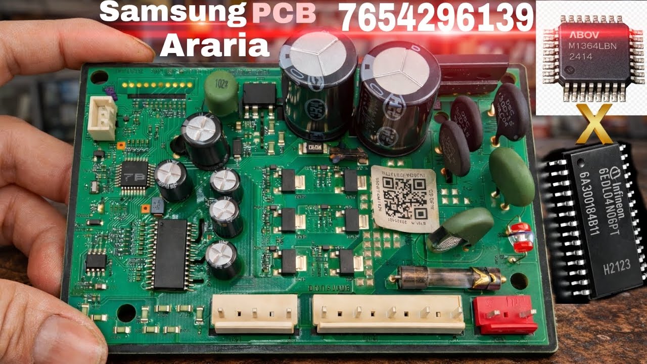 Samsung inverter fridge new model PCB Repair Samsung 5 time Blinking fridge pcb repair araria purnia