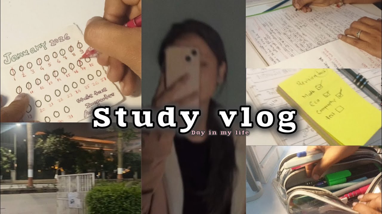 STUDY VLOG •| Just me,  my notes & the lab. =⁠-⁠O