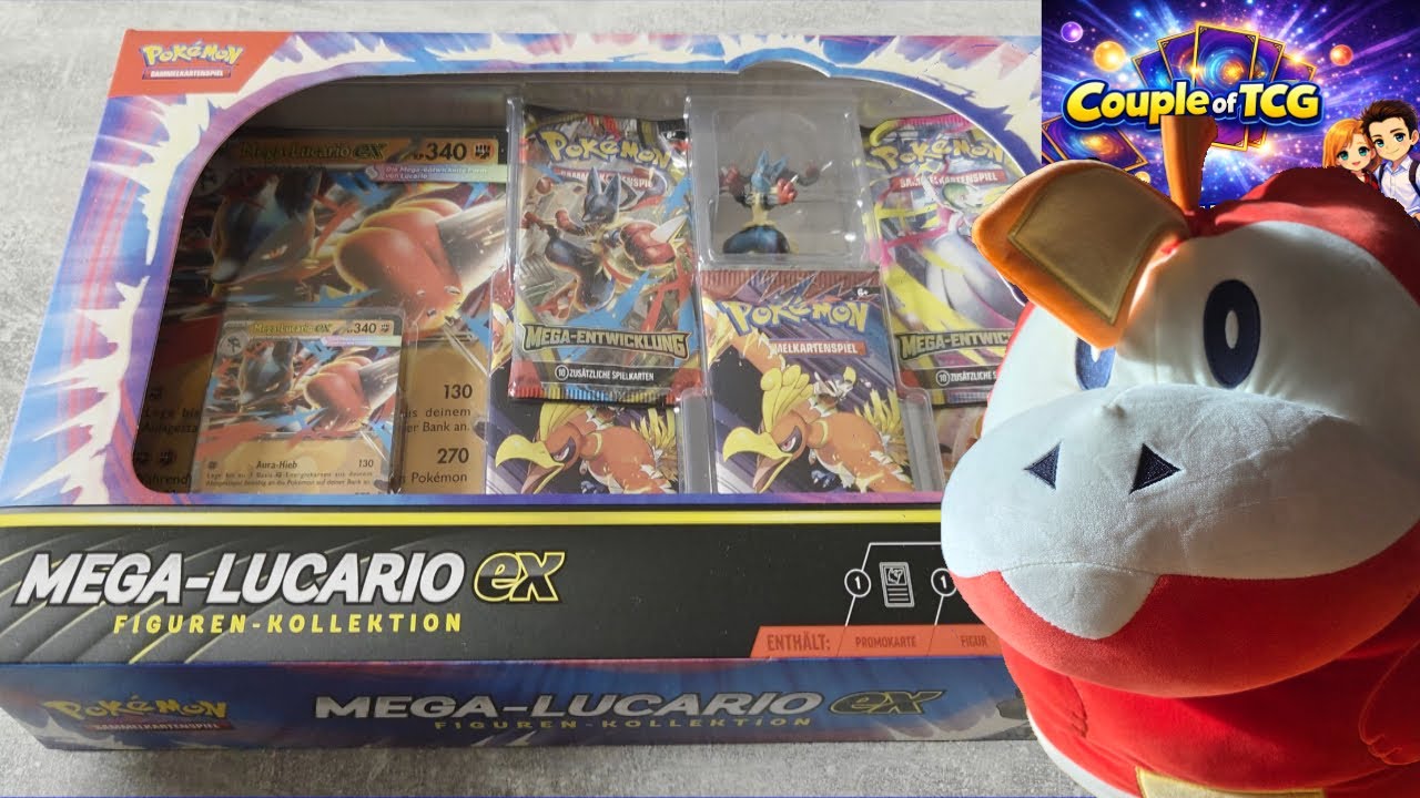 Pokemon Opening Mega Lucario EX Figuren Kollektion