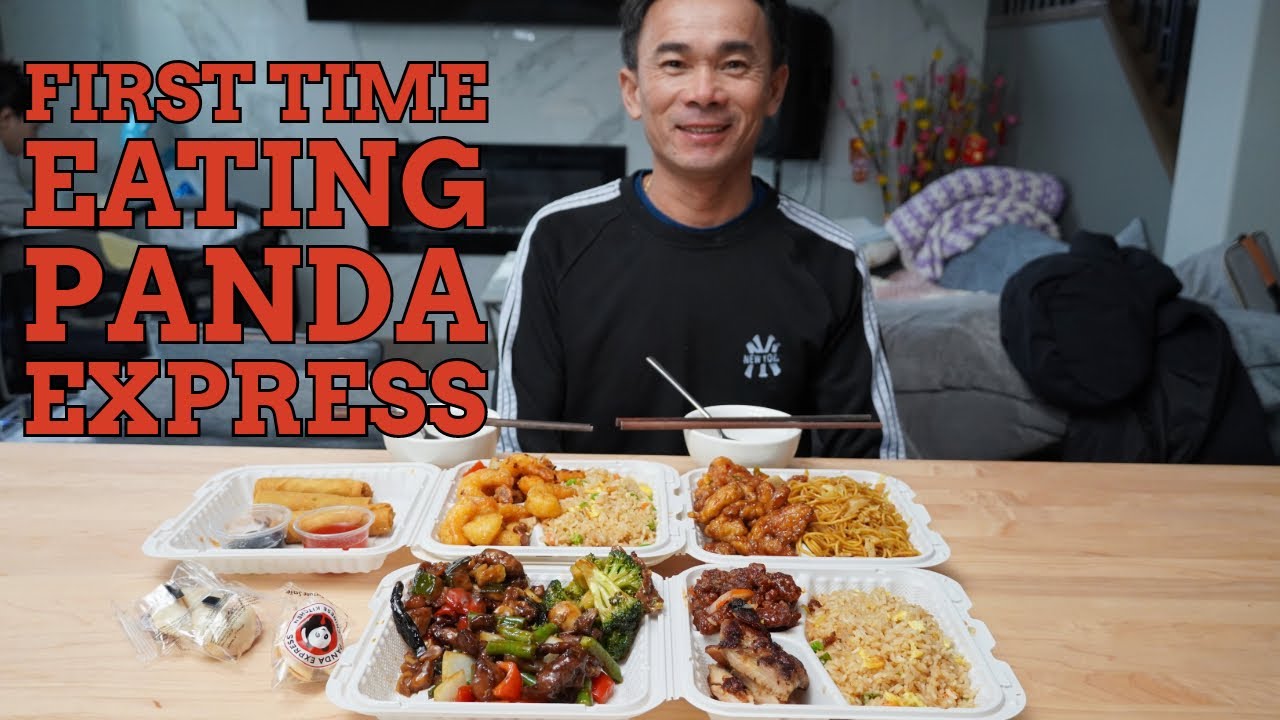 This Is Our Parents First Time Eating PANDA EXPRESS