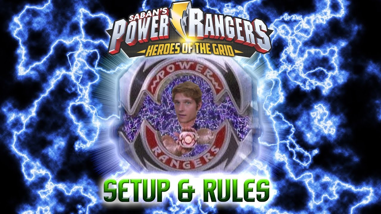 Power Rangers Heroes of the Grid Setup and Rules