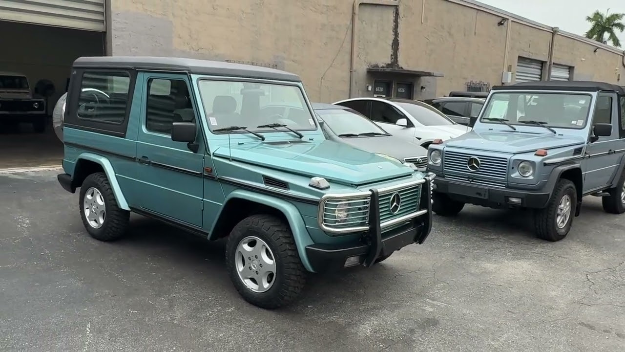 1995 Mercedes-Benz G350 TD Cabriolet Cold Start and Walkaround