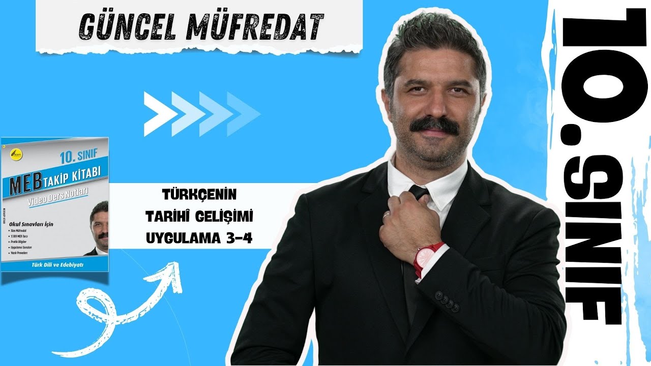 Türkçenin Tarihî Gelişimi | Uygulama 3-4 | MEB TAKİP | Türk Dili ve Edebiyatı