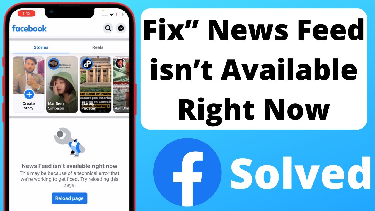 Как исправить ошибку Facebook, не работающую на iPhone с iOS 16. Лента новостей сейчас недоступна.