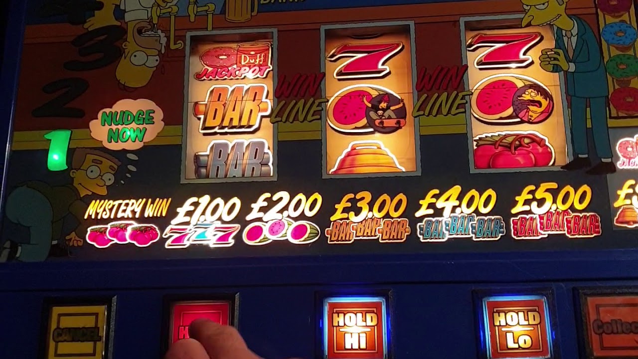simpsons fruit machine
