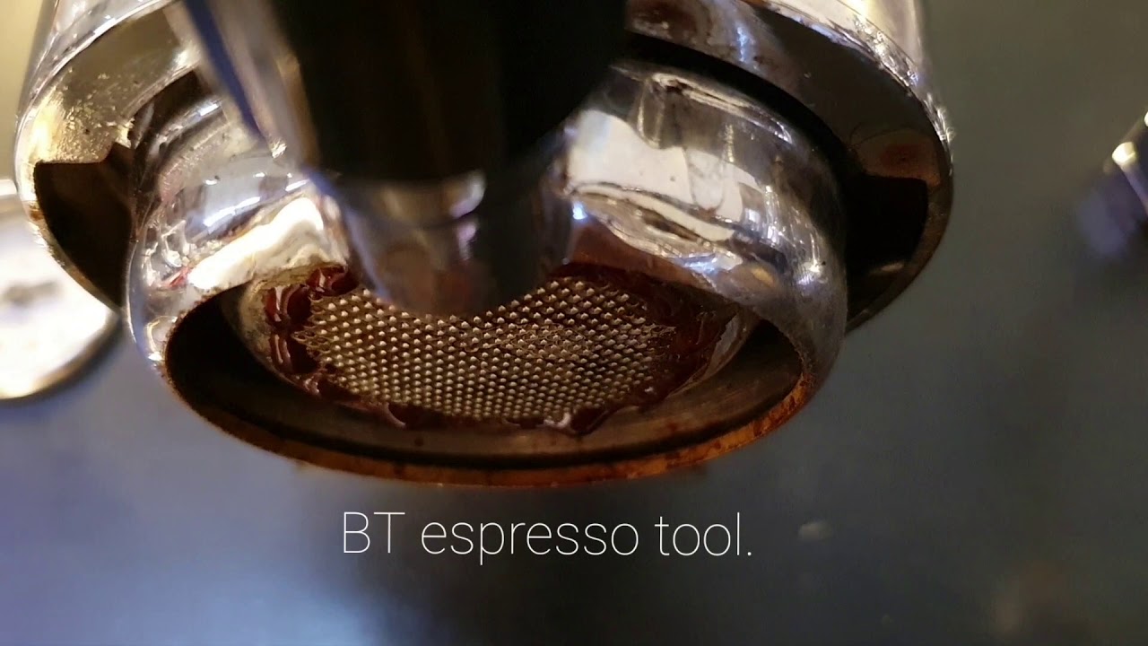 Espresso extraction. (BT tool).