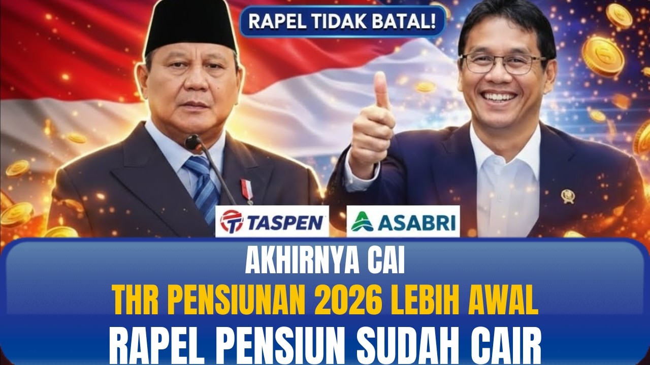 Akhirnya Cair! THR Pensiunan 2026 Lebih Awal? Ini Perkiraan Tanggal & Fakta Rp10 Juta