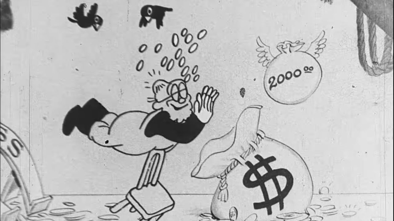 The Traveling Salesman | 1923 | Farmer Alfalfa | Aesop's Fables Cartoon | 16mm | Paul Terry