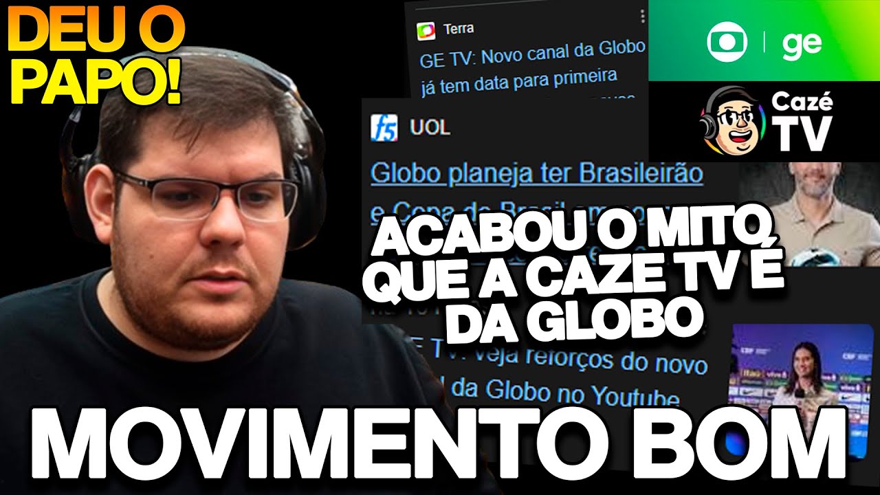 CASIMIRO comenta sobre CONCORRÊNCIA COM A GLOBO (GE TV)