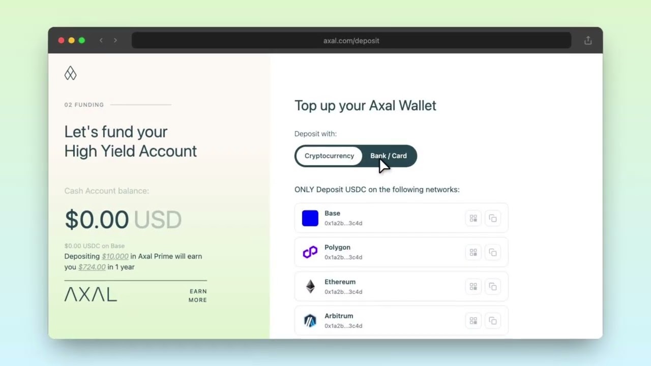 Axal Bank Transfers are Live!