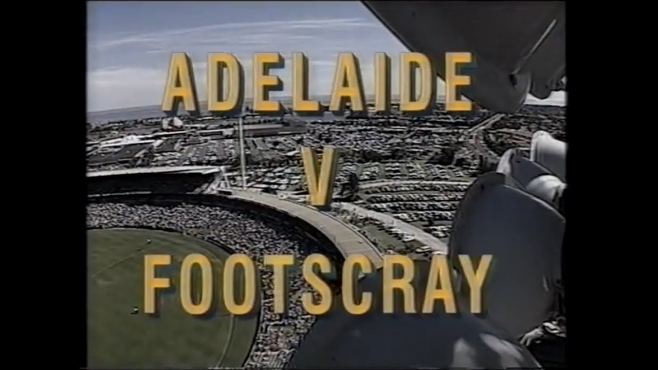 Channel Seven AFL Round 5 1994 Adelaide Crows vs Footscray