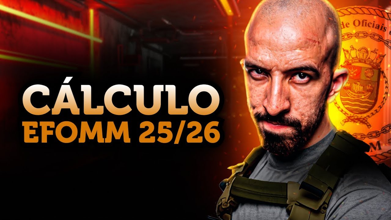 Essa é SÓ COM CÁLCULO e acabou! EFOMM 2025/2026