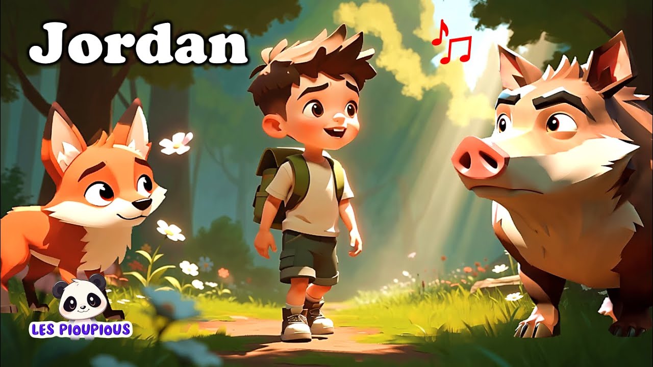 Les aventures de Jordan 🌿 | Chanson pour enfants personnalisée | Nature & animaux