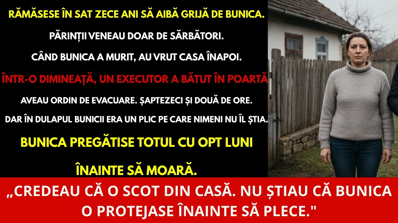 Executorul a Bătut la Poartă în Sat....Părinții Încercau Să Mă Scoată Din Casa Bunicii…